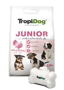 TROPIDOG PREMIUM JUNIOR SMALL/MEDIUM INDYK I RY - 2863187565