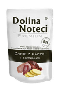 DOLINA NOTECI PREMIUM DANIE Z KACZKI Z ZIEMNIAKAMI saszetka dla psa 100 g - 2860439238