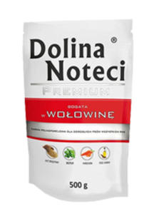 DOLINA NOTECI PREMIUM BOGATA W WOOWIN saszetka dla psa 500g - 2860439263