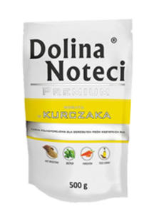 DOLINA NOTECI PREMIUM BOGATA W KURCZAKA saszetka dla psa 10x500g - 2860438581