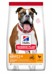 HILLS SCIENCE PLAN CANINE ADULT MEDIUM LIGHT SUCHA KARMA DLA PSA 14 kg - 2860439075