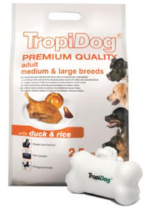 TROPIDOG PREMIUM ADULT MEDIUM / LARGE KACZKA I RY - 2863187585