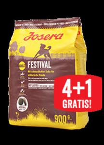 JOSERA FESTIVAL KARMA DLA WYBREDNYCH PSW 4x900g +1gratis - 2864056108