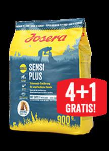 JOSERA SENSIPLUS KARMA DLA WRALIWYCH PSW 4x900g +1gratis - 2864056109