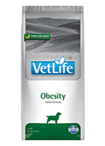 FARMINA VET LIFE OBESITY KARMA DLA PSA Z NADWAG 12 kg - 2860439004