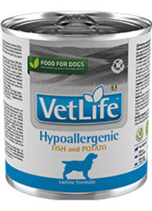 FARMINA VET LIFE HYPOALLERGENIC MOKRA KARMA DLA PSA z ryb i ziemniakami 300 g - 2860439141