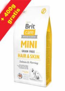 BRIT CARE MINI GRAIN FREE HAIR / SKIN 2kg+400g gratis - 2868149571