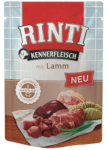 RINTI KENNERFLEISCH KARMA DLA PSA - jagnicina saszetka 400 g - 2860439758