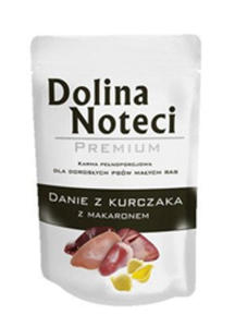 DOLINA NOTECI PREMIUM DANIE Z KURCZAKA Z MAKARONEM saszetka dla maego psa 100 g - 2860439160