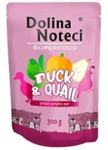 DOLINA NOTECI SUPERFOOD KACZKA I PRZEPIRKA saszetka dla psa 300 g - 2860439166