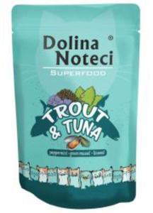 DOLINA NOTECI SUPERFOOD PSTRG I TUCZYK saszetka dla kota 85 g - 2863345341