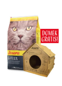 JOSERA CAT CATELUX KARMA DLA KOTA 10kg + domek - 2871708818
