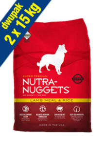 NUTRA NUGGETS ADULT LAMB & RICE 2x15 kg