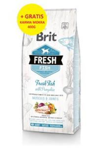 BRIT FRESH ADULT LARGE RYBA I DYNIA KARMA DLA PSA 2,5kg + puszka - 2864056110