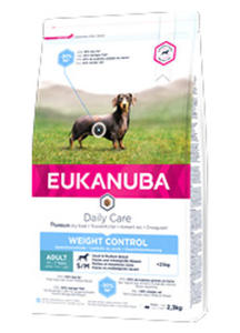 EUKANUBA DAILY CARE WEIGHT CONTROL ADULT SMALL / MEDIUM KARMA DLA PSA 2,3 kg - 2865992980