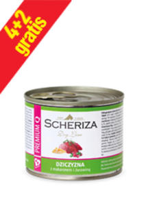 SCHERIZA ADULT DZICZYZNA Z MAKARONEM I URAWIN 4+2 gratis - 2870089144