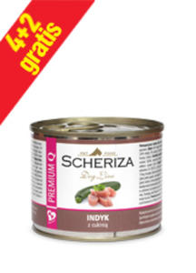 SCHERIZA ADULT INDYK Z CUKINI 4+2 gratis - 2870089148