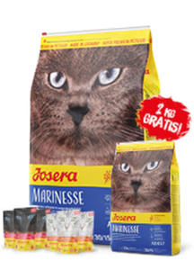 JOSERA MARINESSE KARMA DLA WRALIWYCH KOTW 10kg+6x85g+2kg - 2870441144