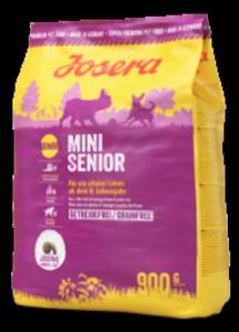 JOSERA MINI SENIOR BEZZBOOWA KARMA DLA STARSZEGO PSA dostpne do wyczerpania zapasw 900 g - 2871887567