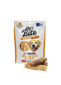 BRIT LETS BITE CHEWBONES RAW HIDE / COD FISH SKIN PRZYSMAKI DLA PSA z dorszem 135g - 2872328621