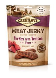 CARNILOVE MEAT JERKY PRZYSMAKI DLA PSA indyk z dziczyzn 100 g - 2872714453