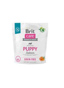 BRIT CARE GRAIN FREE PUPPY SALMON KARMA DLA SZCZENIAKA 1 kg - 2873314484