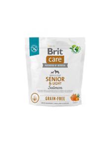 BRIT CARE GRAIN FREE SENIOR LIGHT SALMON KARMA DLA PSA 1 kg - 2873003686