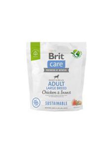 BRIT CARE SUSTAINABLE ADULT LARGE CHICKEN INSECT KARMA DLA PSA 1 kg - 2873003697