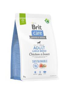 BRIT CARE SUSTAINABLE ADULT LARGE CHICKEN INSECT KARMA DLA PSA 3 kg - 2873003698