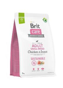BRIT CARE SUSTAINABLE ADULT SMALL CHICKEN INSECT KARMA DLA PSA 3 kg - 2873003699