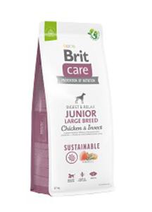 BRIT CARE SUSTAINABLE JUNIOR LARGE CHICKEN INSECT KARMA DLA SZCZENIAKA 12 kg - 2872328614