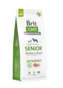 BRIT CARE SUSTAINABLE SENIOR CHICKEN INSECT KARMA DLA PSA 12 kg - 2872328639