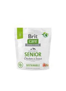 BRIT CARE SUSTAINABLE SENIOR CHICKEN INSECT KARMA DLA PSA 1 kg - 2873003704