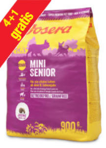 JOSERA MINI SENIOR BEZZBOOWA KARMA DLA STARSZEGO PSA dostpne do wyczerpania zapasw 4x900g +1gratis - 2872714414