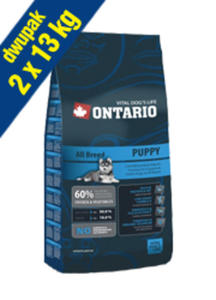 ONTARIO PUPPY KARMA DLA SZCZENIT 2x13 kg - 2856565516