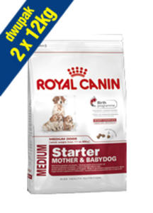 ROYAL CANIN MEDIUM STARTER MOTHER&BABYDOG 2x12 kg - 2857460359