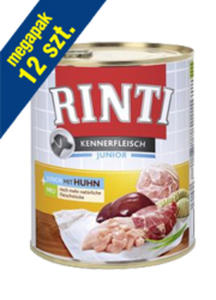 RINTI KENNERFLEISCH JUNIOR KARMA DLA SZCZENIAKA - kurczak 12x800 g - 2856565627