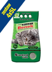 SUPER BENEK ZIELONY LAS - ÃÂ»WIREK BENTONITOWY DLA KOTA 4x5 l