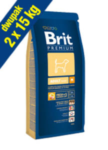 BRIT PREMIUM ADULT MEDIUM 2x15 kg - 2836910939