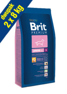 BRIT PREMIUM JUNIOR SMALL 2x8 kg - 2843397029