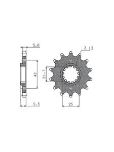 Zbatka napdowa SUNSTAR 341 [14 zbw] - 2858363291