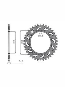 Zbatka napdzana SUNSTAR 1-3471 [42 zby] - 2858363302