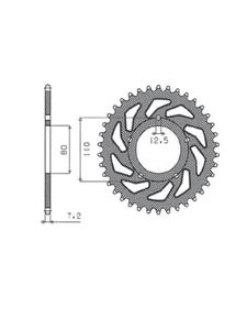 Zbatka napdzana SUNSTAR 1-4335 [42 zby] - 2858363319