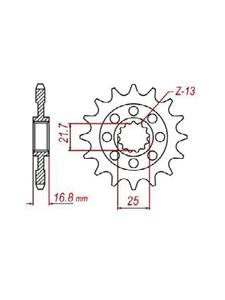 Zbatka napdowa SUNSTAR 3D4 [17 zbw] - 2858363329