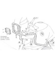 G-mol grny Hepco&Becker do BMW R 850 GS / R 1100 GS - czarny - 2858363351