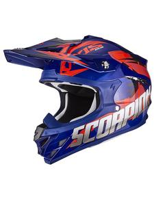 Kask Scorpion VX-15 Evo Air DEFENDER - Blue/red - 2858363390