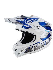 Kask Scorpion VX-15 Evo Air DEFENDER - WHITE/BLUE - 2858363392