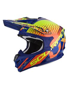 Kask Scorpion VX-15 Evo Air SIN - Blue/orange - 2858363395