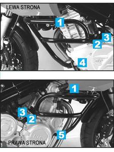 G-mol silnika Hepco&Becker do BMW F 800 S Srebrny - srebrny - 2858673764