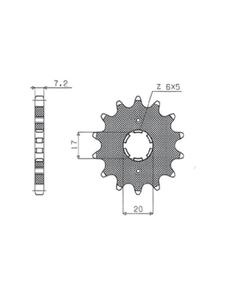 Zbatka napdowa SUNSTAR 222 [15 zbw] - 2858673781